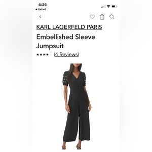 Karl Lagerfeld size 6 one piece Jumpsuit